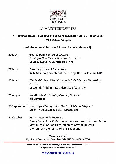 poster for lecture series